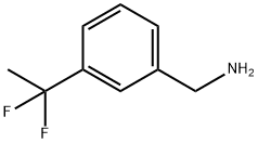 3-(1,1-difluoroethyl)- Benzenemethanamine Struktur