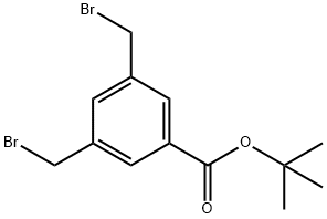 tert-butyl 3,5-bis(bromomethyl)benzoate Struktur