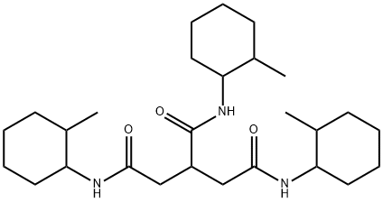 1,2,3-Propanetricarboxamide, N,N',N''-tris(2-methylcyclohexyl)-
 Struktur