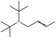 2-Butenyl(di-tert-butyl)phosphine Struktur