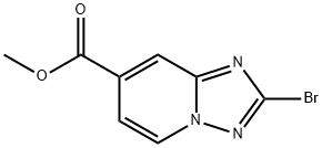 methyl 2-bromo-[1,2,4]triazolo[1,5-a]pyridine-7-carboxylate Struktur