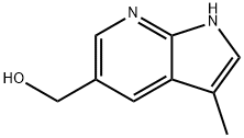 (3-Methyl-1H-pyrrolo[2,3-b]pyridin-5-yl)methanol Struktur