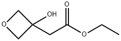 ethyl 2-(3-hydroxyoxetan-3-yl)acetate Struktur