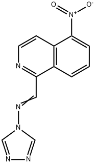 5-nitroisoquinolin-4-amine Struktur