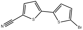 5'-bromo-[2,2'-bithiophene]-5-carbonitrile Struktur