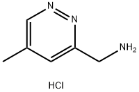 (5-Methylpyridazin-3-yl)methanamine hydrochloride Struktur