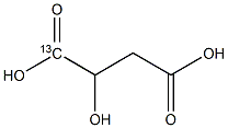 L-Malic acid-1-13C Struktur