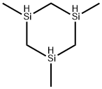 1,3,5-Trimethyl-1,3,5-Trisilacyclohexane Struktur