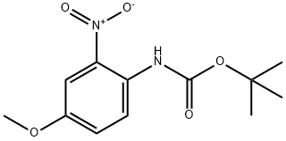 tert-butyl 4-methoxy-2-nitrophenylcarbamate Struktur