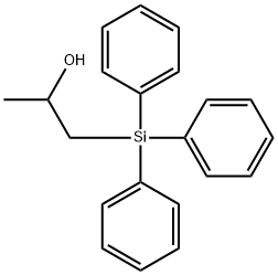 1-(TRIPHENYLSILYL)-2-PROPANOL Struktur