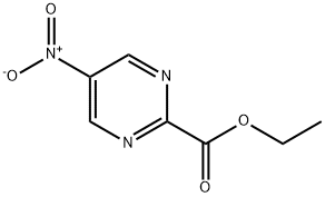 ethyl 5-nitropyrimidine-2-carboxylate Struktur