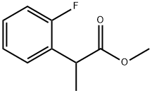 2-(2-Fluoro-phenyl)-propionic acid methyl ester Struktur