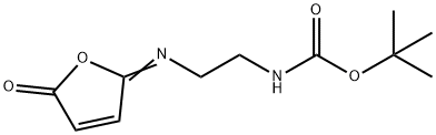 [2-(5-Oxo-5H-furan-2-ylideneamino)-ethyl]-carbamic acid tert-butyl ester Struktur