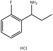 1-(2-FLUOROPHENYL)PROPYLAMINE HCl Struktur