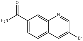 3-bromoquinoline-7-carboxamide Struktur