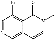 methyl 3-bromo-5-ethenylpyridine-4-carboxylate Struktur