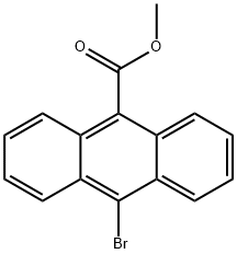 Methyl 10-bromoanthracene-9-carboxylate Struktur