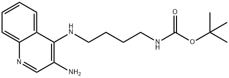 N4-(4-Boc-aminobutyl)quinoline-3,4-diamine Struktur