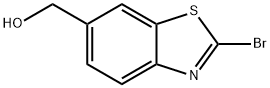 (2-Bromobenzo[d]thiazol-6-yl)methanol Struktur