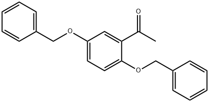 1-[2,5-bis(benzyloxy)phenyl]ethan-1-one Struktur