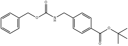 Benzyl 4-(Tert-Butoxycarbonyl)Benzylcarbamate Struktur