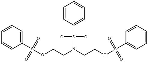 2,2'-(PHENYLSULFONYLIMINO)DIETHYL BIS(BENZENESULFONATE) Struktur