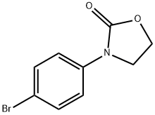 3-(4-bromophenyl)-2-Oxazolidinone Struktur