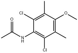 N-(2,6-Dichloro-4-methoxy-3,5-dimethylphenyl)acetamide Struktur