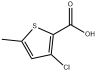 3-Chloro-5-methylthiophene-2-carboxylic acid Struktur