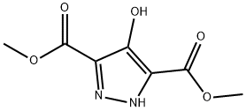 Dimethyl 4-Hydroxypyrazole-3,5-dicarboxylate Struktur