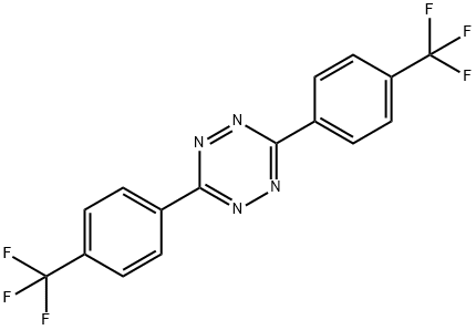 1,2,4,5-Tetrazine, 3,6-bis[4-(trifluoromethyl)phenyl]-
 Struktur