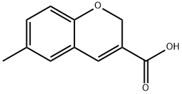 6-methyl-2H-chromene-3-carboxylic acid Struktur