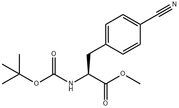 (S)-methyl 2-((tert-butoxycarbonyl)amino)-3-(4-cyanophenyl)propanoate(WXG01600)