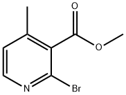 methyl 2-bromo-4-methylpyridine-3-carboxylate Struktur