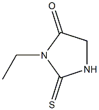 3-ETHYL-2-THIOXOIMIDAZOLIDIN-4-ONE Struktur