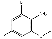 2-bromo-4-fluoro-6-methoxyaniline Struktur