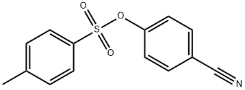 4-[[(4-methylphenyl)sulfonyl]oxy]benzonitrile Struktur