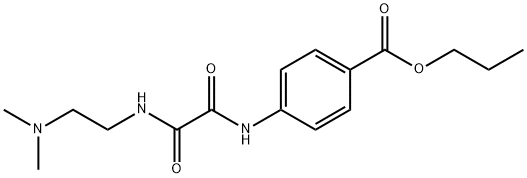 propyl 4-(2-((2-(dimethylamino)ethyl)amino)-2-oxoacetamido)benzoate Struktur