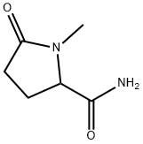 1-methyl-5-oxopyrrolidine-2-carboxamide Struktur