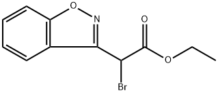 ethyl 2-(benzo[d]isoxazol-3-yl)-2-bromoacetate Struktur