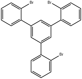 2,2''-Dibromo-5'-(2-Bromophenyl)-1,1':3',1''-Terphenyl Struktur