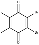 2,3-DIBROMO-5,6-DIMETHYL-1,4-BENZOQUINONE Struktur