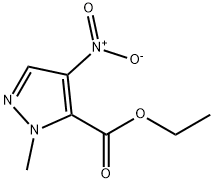 Ethyl 1-methyl-4-nitro-1H-pyrazole-3-carboxylate Struktur