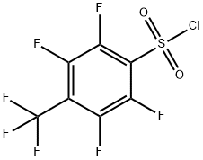 2,3,5,6-Tetrafluoro-4-(trifluoromethyl)benzenesulfonyl chloride Struktur