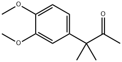 3-(3,4-Dimethoxyphenyl)-3-methylbutan-2-one Struktur