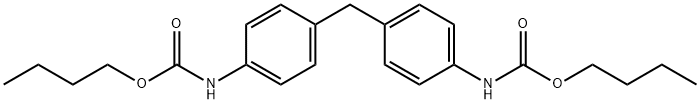 4,4'-METHYLENEBIS(BUTYL N-PHENYLCARBAMATE) Struktur