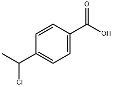 4-(1-Chloroethyl)benzoic acid Struktur