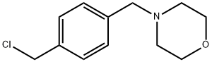 4-(4-(chloromethyl)benzyl)morpholine Struktur