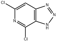 4,6-dichloro-3H-[1,2,3]triazolo[4,5-c]pyridine Struktur