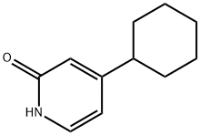 4-cyclohexyl-2(1H)-Pyridinone Struktur